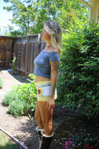 Sunflower baby shorts
