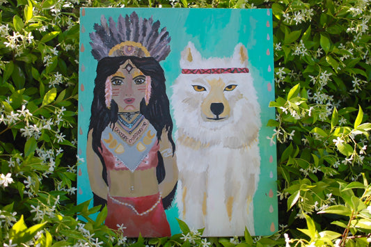 Girl & Wolf